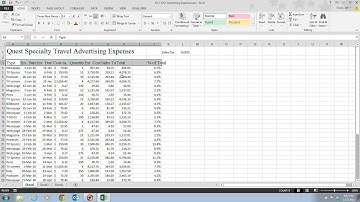 Excel 2013 Unit C Video 2 - Change Font and Font Size