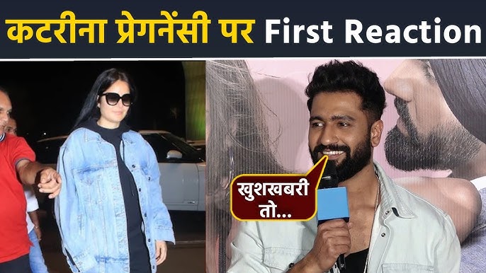 Katrina Kaif Pregnancy पर Husband Vicky Kaushal First Reaction Video, Bad Newz Trailer Launch.. - YouTube