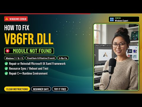 Fix vb6fr.dll VB6 Error!
