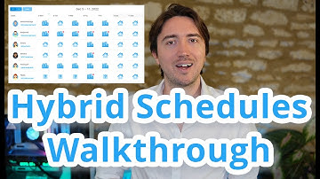 Hybrid Scheduling Features Walkthrough