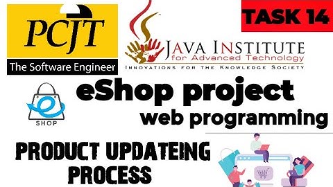Web Project Task 14| java institute |  1st Year | e shop @javainstituteforadvancedte1415