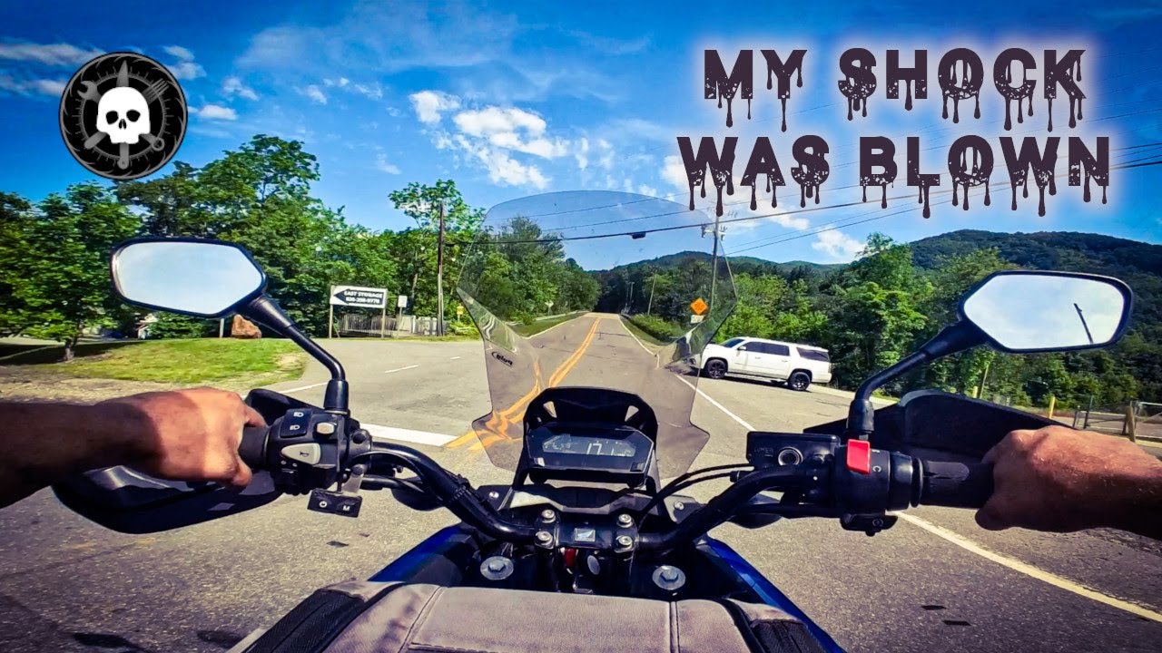 DMV Blown Shock NC750X Suspension Upgrade Scotty's New Bike