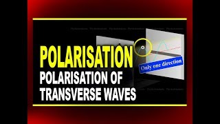 Polarisation and Polarisation of Transverse Waves | Physics4students