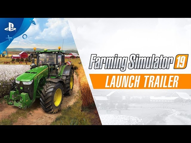  Farming Simulator 19: Premium Edition (PS4) : Video Games