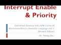 Lecture 10: Interrupt Enable and Interrupt Priority