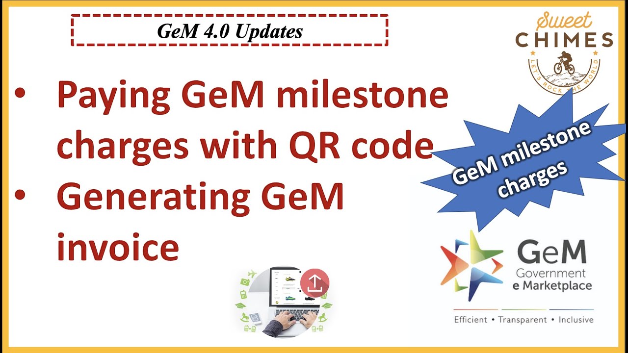 GeM Milestone Charges | GeM invoice generation | GeM Paid Support | GeM 4.0