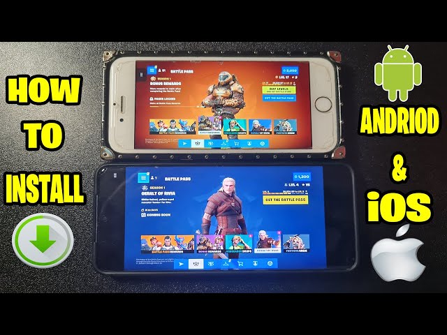 How To Play Fortnite on iOS and Android Mobile Devices - The Nerf Report 