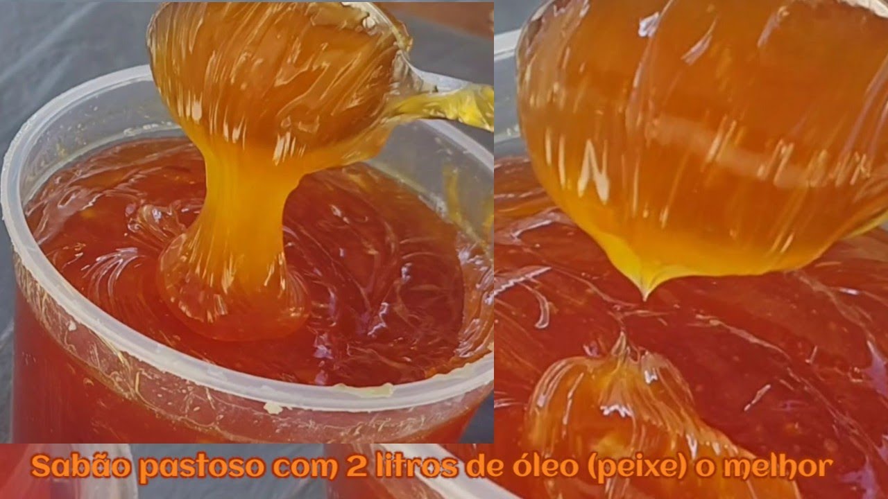 🚀 com óleo de fritura (peixe🐟) fiz sabão em pasta 🐟 pasta brilho 🐟 ou sabão pastoso 🐟 o melhor🐟🐟🐟.