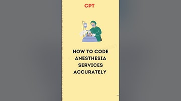 Anesthesia Coding Made EASY! | CPC Exam Prep #shorts