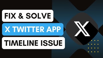 How To Fix And Solve X Twitter App Timeline | Easy Solution