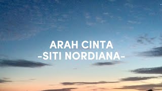 ARAH CINTA (LIRIK) - SITI NORDIANA