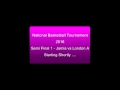 National basketball tournament 2016  semi final 1  jamia ahmadiyya uk vs london a