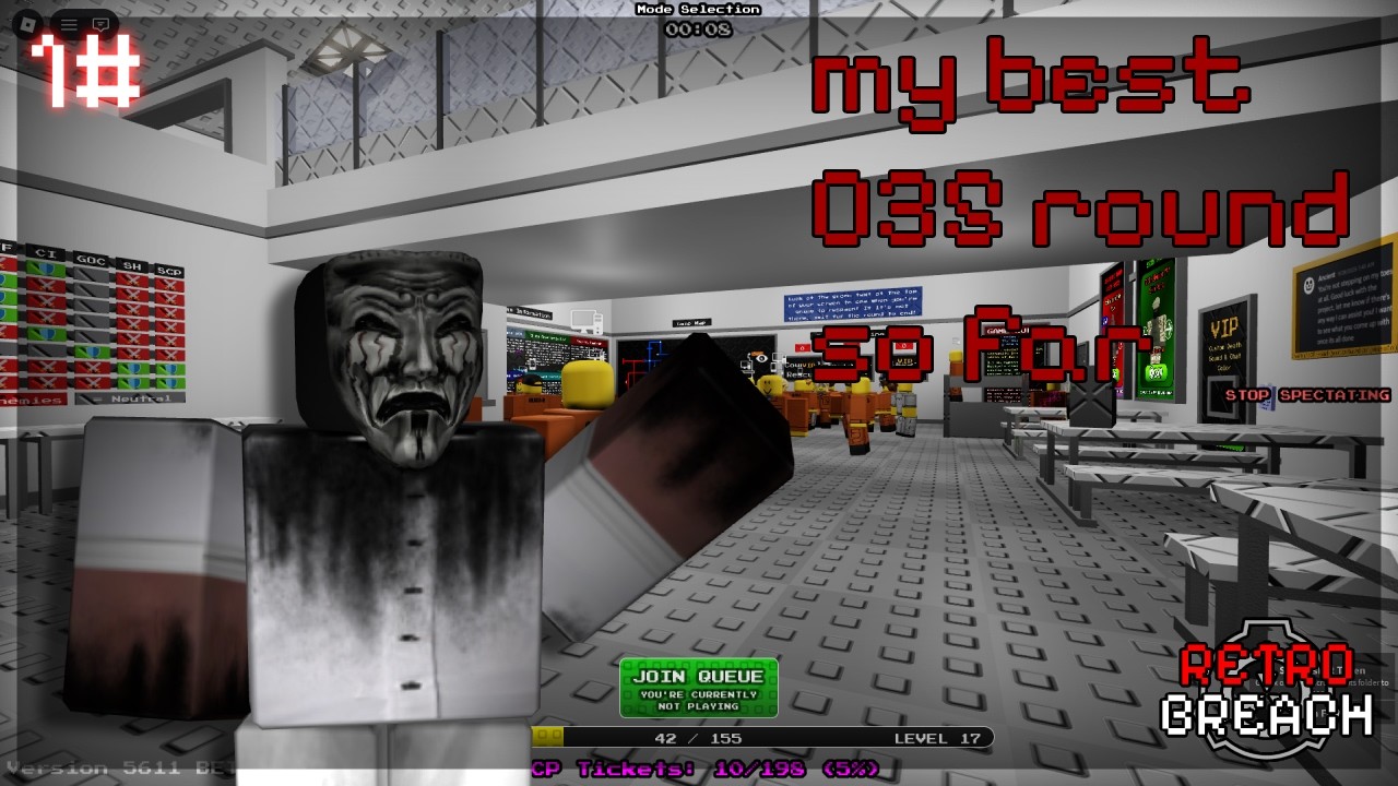 My best 035 round yet | Roblox Retro Breach 1#