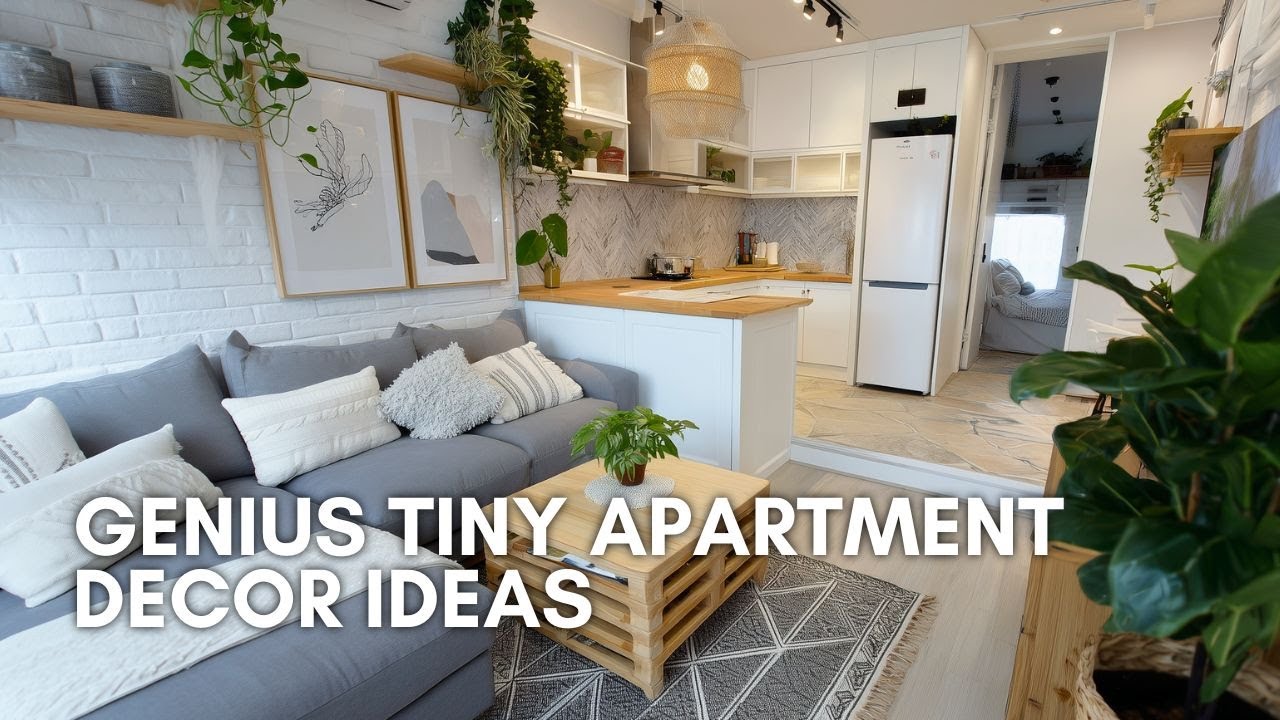 Genius Tiny Apartment Decor Ideas to Maximize Space & Create a Stylish ...