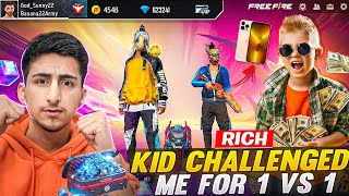Rich Kid Challenge Me For 1 Vs 1🤬😡For Guild Invite - Free Fire India