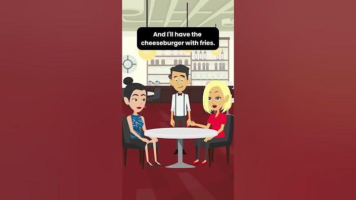 🥗 Easy English Conversation: Ordering Food at a Restaurant 🍔