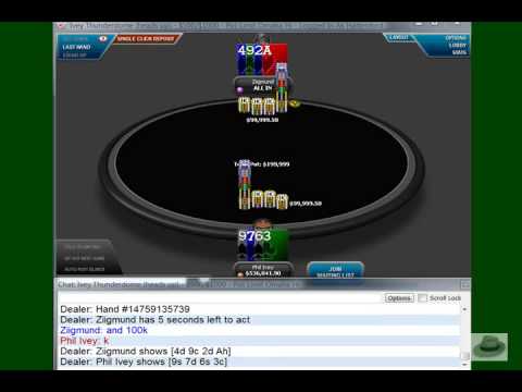 Phil Ivey & Ziigmund (Ilari Sahamies) HU Sept 17 2009 part 1 of 2