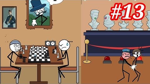 Thief Puzzle - Funny Stickman Brain Puzzle Game - All Levels Gameplay Walkthrough Android, iOS #13