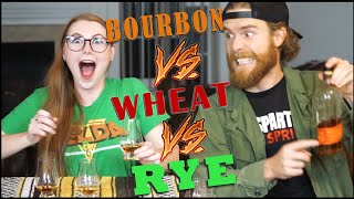 BOURBON vs WHEAT vs RYE - Whiskey Newbie Bottle Battle