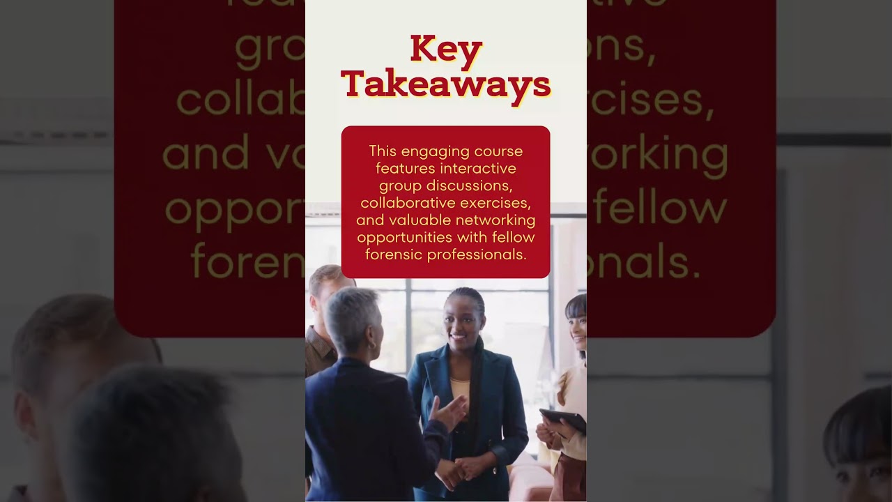 Boost your forensic assessment skills with in-person training ✅ 