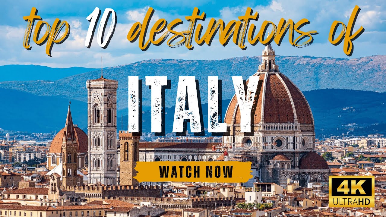 Top 10 Must-See Italy Destinations You Can’t Miss! 4K Video