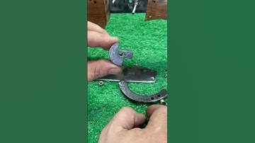 Handmade a simple trigger mechanism # Craft idea # DIY # Mechanical # Crossbow trigger