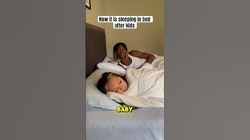 How it is sleeping in bed after kids #shorts