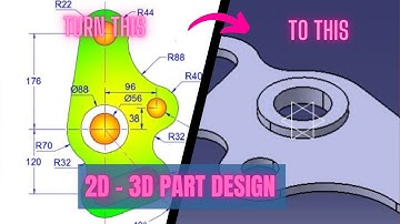 CATIA Design for Beginners Exercise 13 I Catia v5 tutorial exercise I Part Design I AUTOCAD