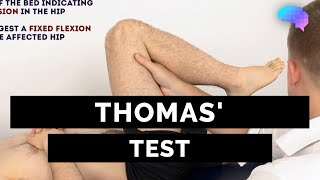 Thomas Test - Osce Guide | Clip | Ukmla | Cpsa