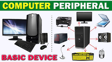 LEARN PARTS OF COMPUTER | COMPUTER PERIPHERALS |  BASIC DEVICES OF COMPUTER