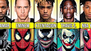 Famous Rappers Favorite Superheroes
