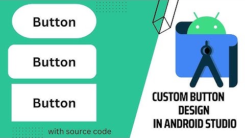 Custom Button Shape Design in Android studio With XML Code || Osam Android App Button Design