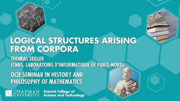 Logical structures arising from corpora (Thomas Seiller, CNRS, Laboratoire d