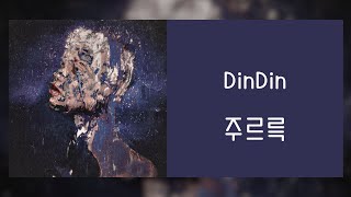 【韓繁中字】DinDin (딘딘) － Tear Drops (주르륵) (Feat. 輝人 WheeIn 휘인 of Mamamoo) chords