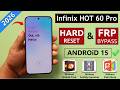 Infinix Hot 60 Pro X6885 Hard Reset & Frp Bypass - Fix Google A/c Login Fail - Fix Relock Frp 2026