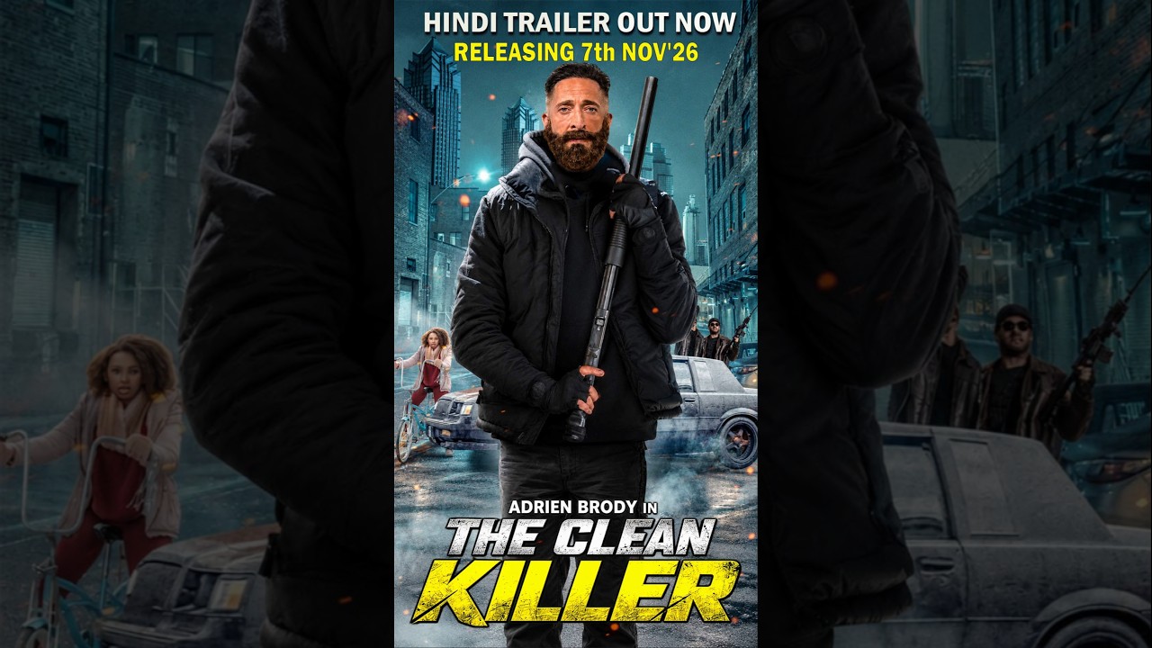 बेरहम रखवाला (THE CLEAN KILLER) Official Trailer Hindi | Adrien Brody | Action Thriller Movie poster