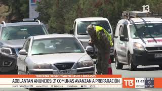 Adelantan anuncios: 21 comunas de la Región Metropolitana avanzan a preparación