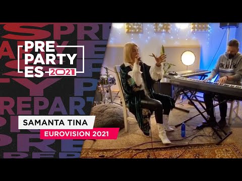 Samanta Tina - The Moon is Rising & Still Breathing - Letonia 2021 ?? | #PrePartyES21