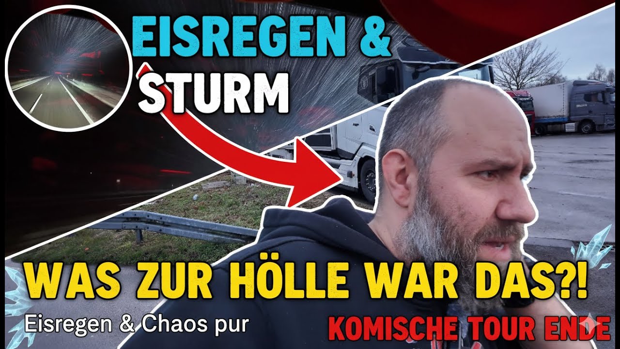 Was ist das Für eine Tour? Eisregen, Termin Verpasst und dann das! Siggi auf Achse#206 Der LKW Vlog