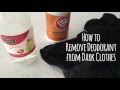 How To Get Deodorant Out Of Shirts