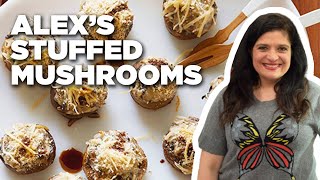Alex Guarnaschelli's Stuffed White Mushroom Caps | Alex's Day Off | Food Network