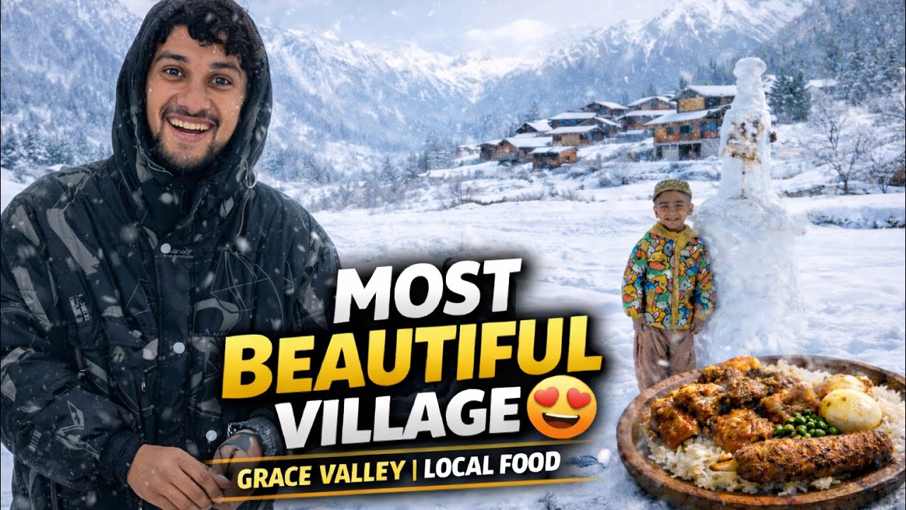MOST BEAUTIFUL VILLAGE in GRACE VALLEY 😍 | Neelum Valley Taobat Winter 2026| Old Houses & Local Food