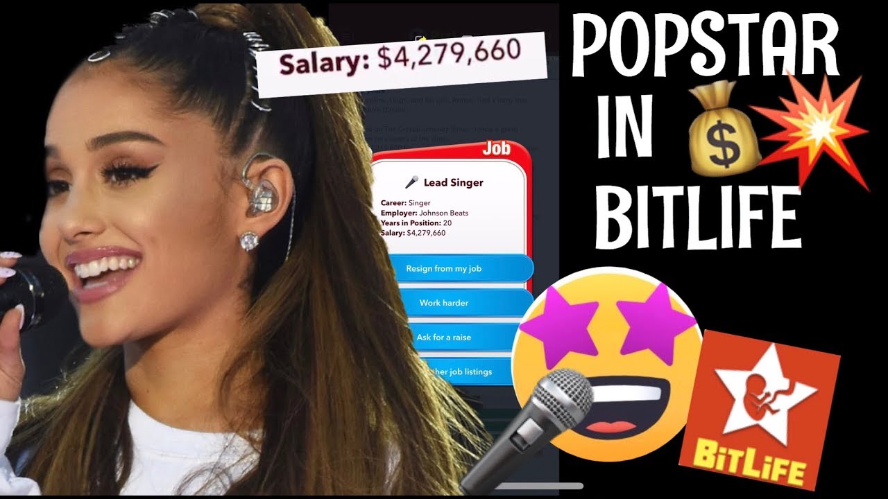 How To Be A Pop Star In Bitlife Tutorial Youtube