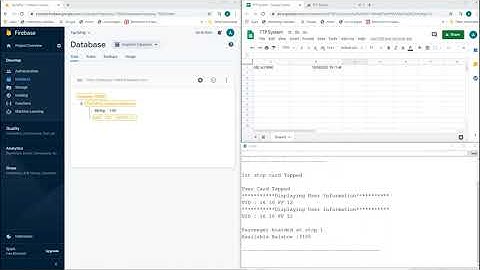 Arduino to firebase to google sheets Demo