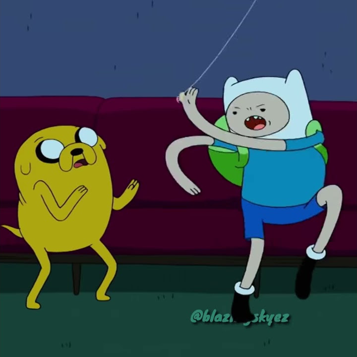 Jake the dog gets bit by a spider on the nuts youtube