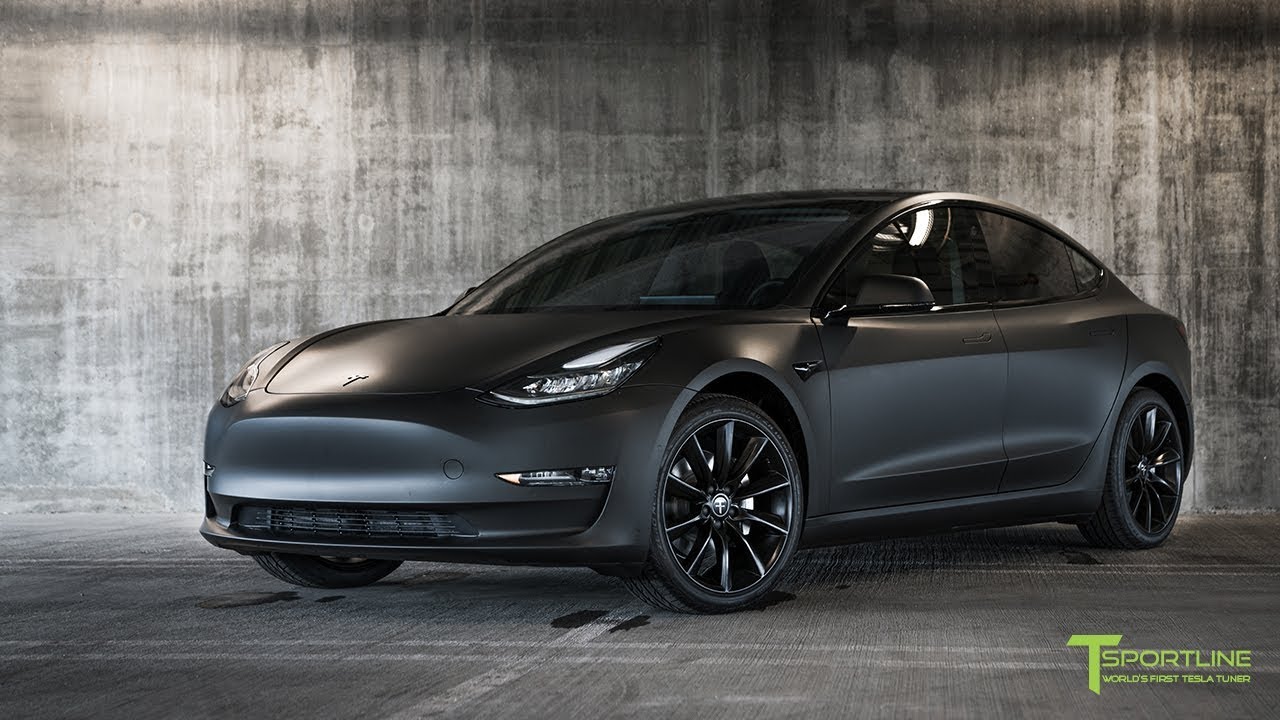 2021 Tesla Model 3 Matte Black : Tesla Model 3 Customized With All - Does Tesla Offer Black Friday Deals