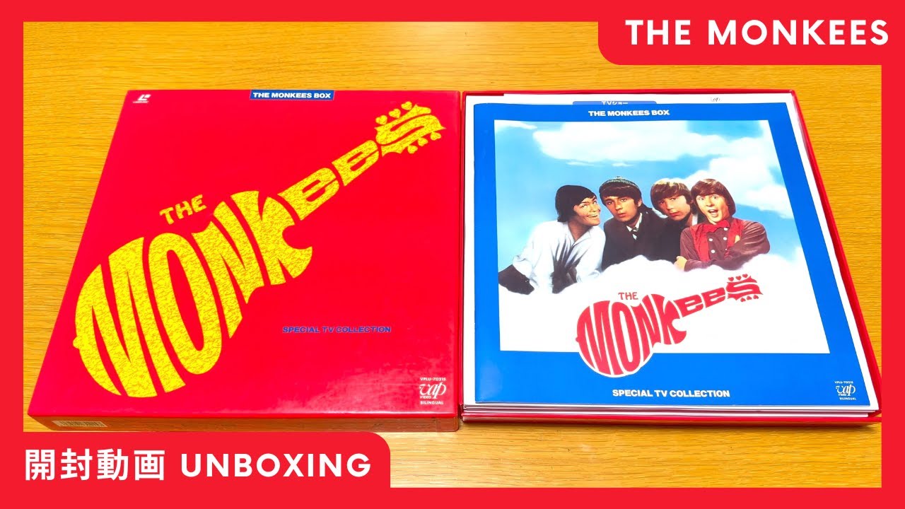 LD【レーザーディスク】ザ・モンキーズ・ボックス　スペシャル・TV・コレクション The Monkees】LaserDisc Box Special TV Show Collection ザ