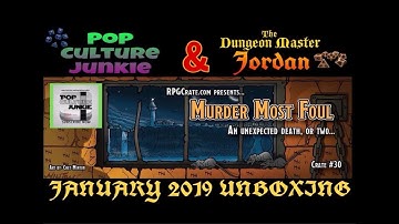 RPG Crate Unboxing January 2019 Subscription Box Review