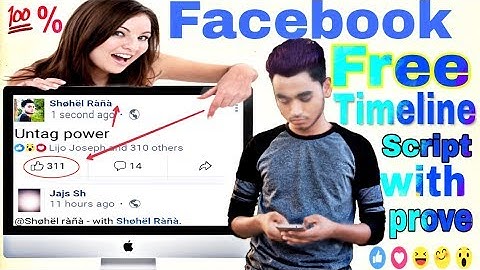 Free Timeline like  script with prove |Facebook Timeline Script Activated |Just Now 250+ likes