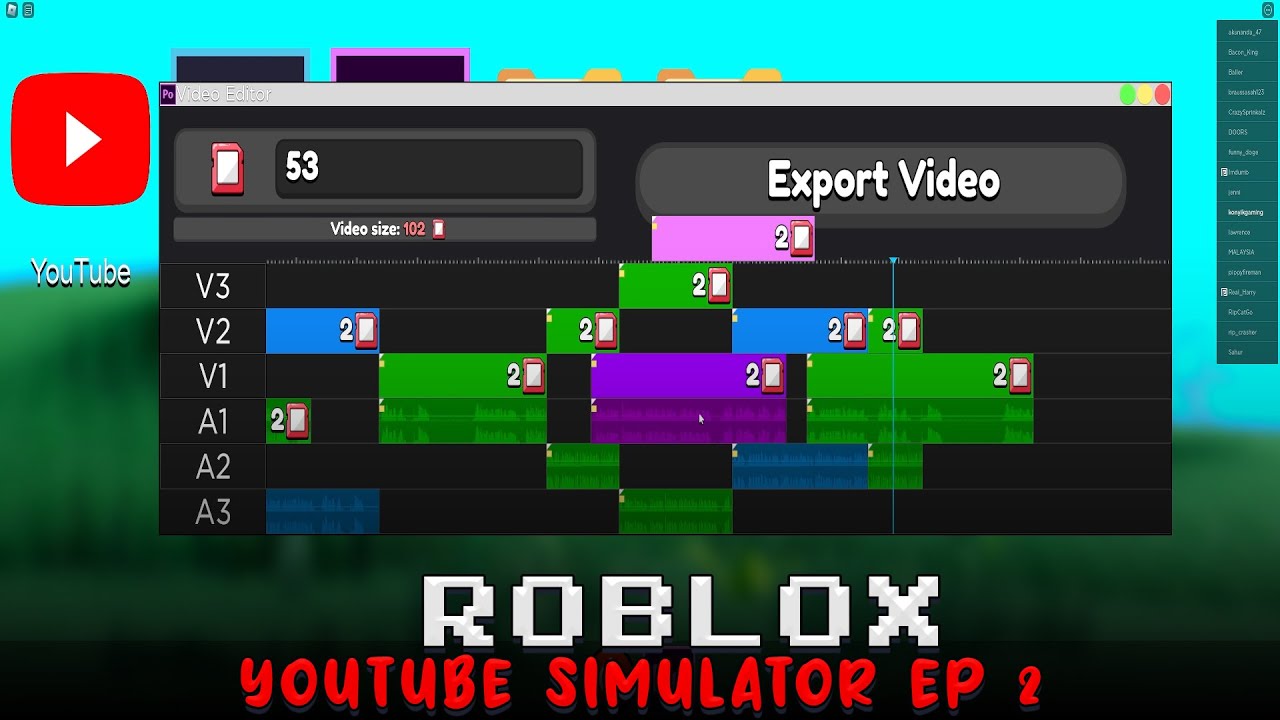 Youtube Simulator Z Ep2 Roblox YouTube